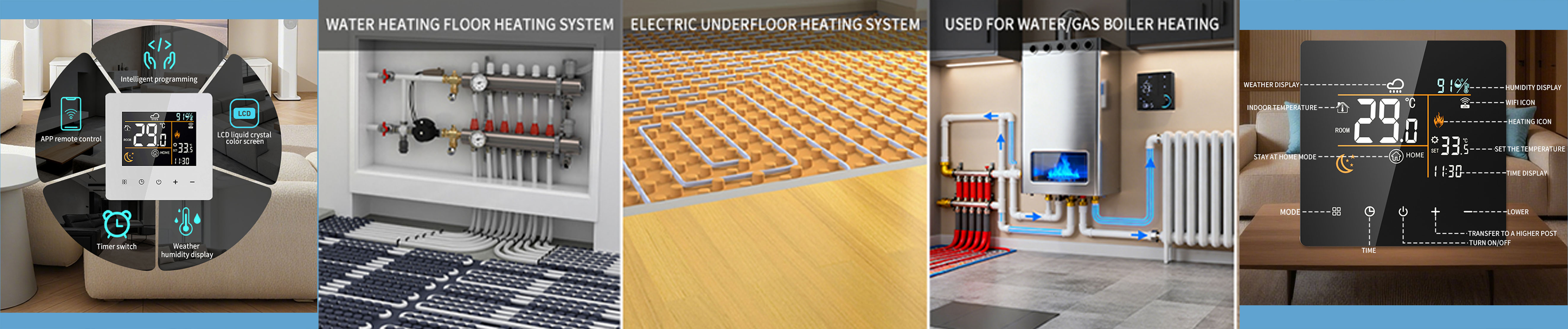 Fan coil termostat vs yerden isıtma termostatı: anahtar farklılıklar ve seçim kılavuzu