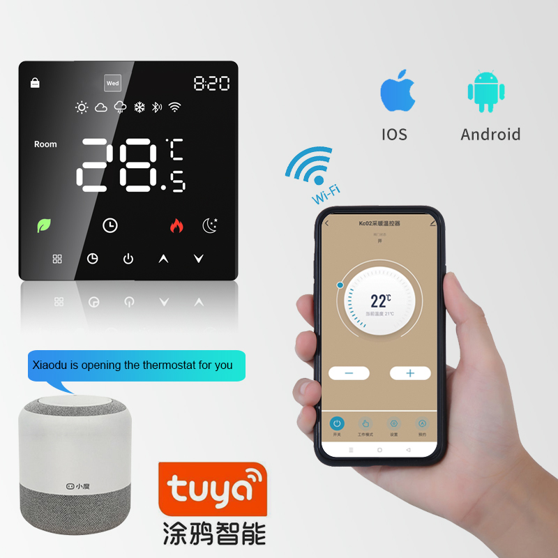 Model k6 dokunmatik wifi termostatı