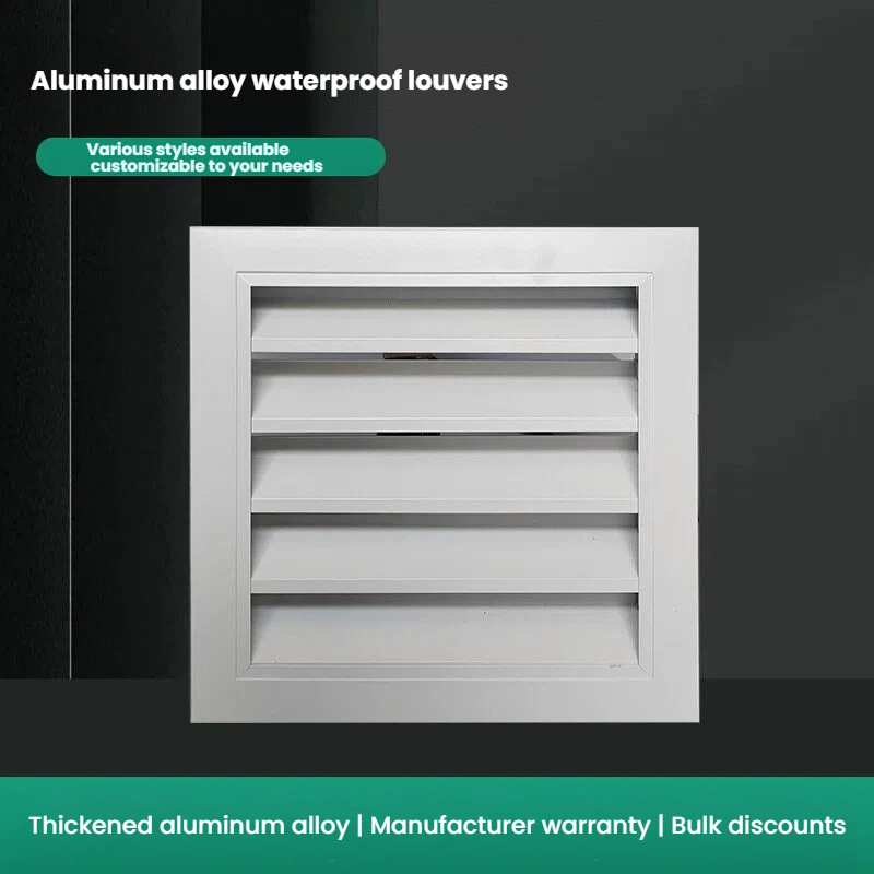Alüminyum hava koşullarına dayanıklı havalandırma ızgarası
