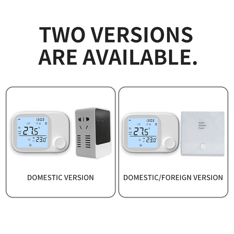 With3 rf radyo frekansı 433 duvara monte fırın termostatı