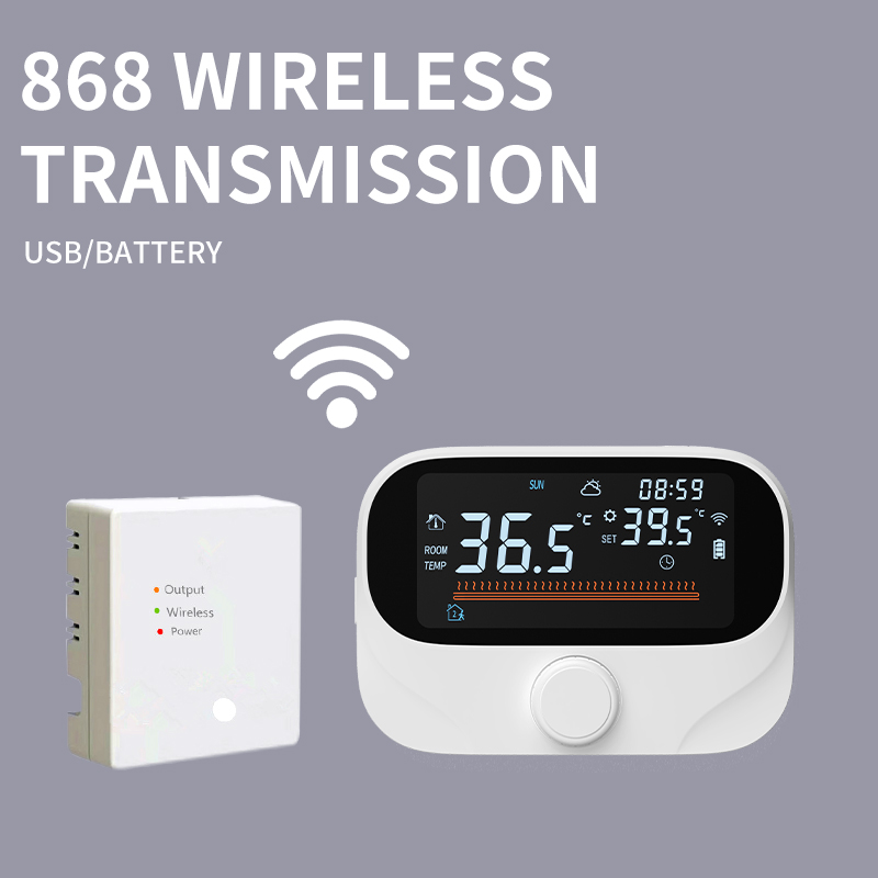 Tuya WiFi Akıllı Termostat, °C/°F Seçilebilir Ekranlı