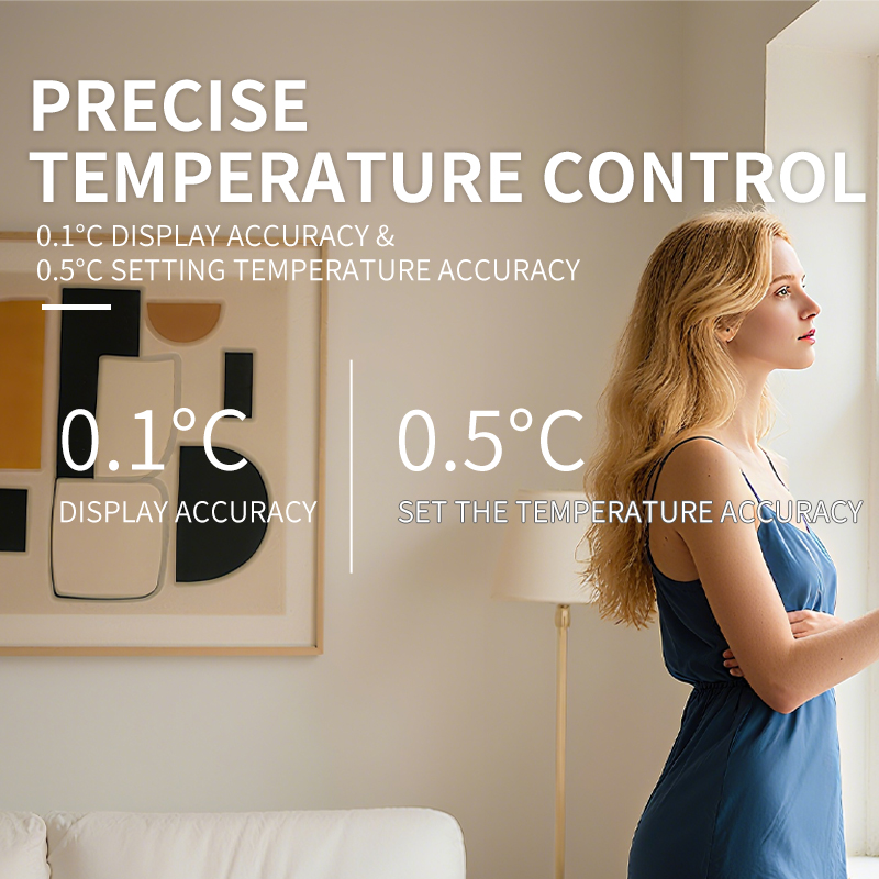 With3 rf radyo frekansı 433 duvara monte fırın termostatı