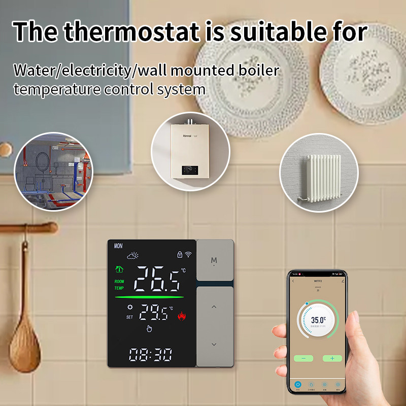Sdm5 led düğme termostatı