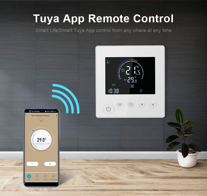 Model k1m düğmesi wifi termostat