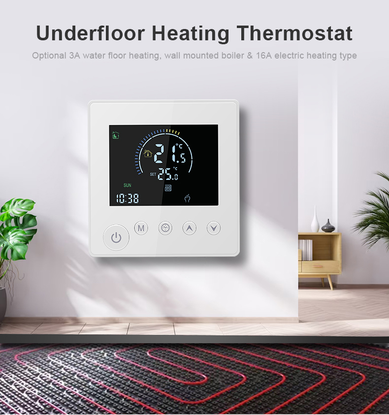 Model k1m düğmesi wifi termostat